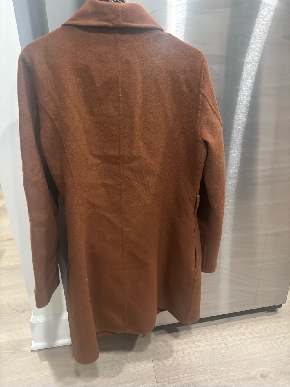 T Tahari Rust Brown Trench Coat